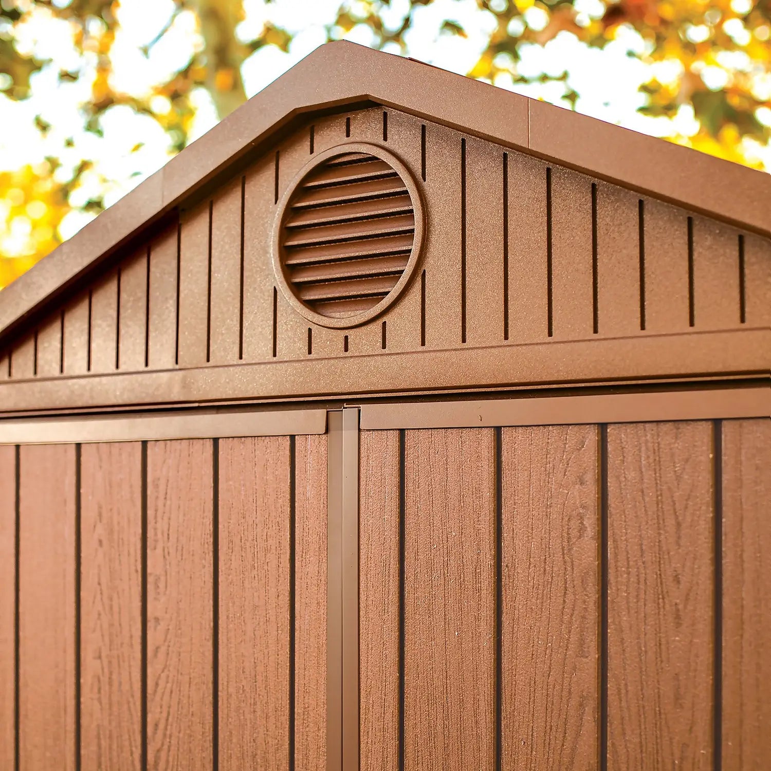 Keter 6×8 Darwin Heavy Duty Plastic Garden Shed – Brown