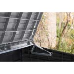 Keter Store It Out Nova 880L Storage Box (with pistons) – Dark Grey with Light Grey Lid - Image 5