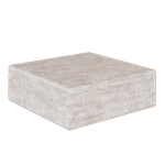 Cerazo Travertine Coffee Table, White - Image 5