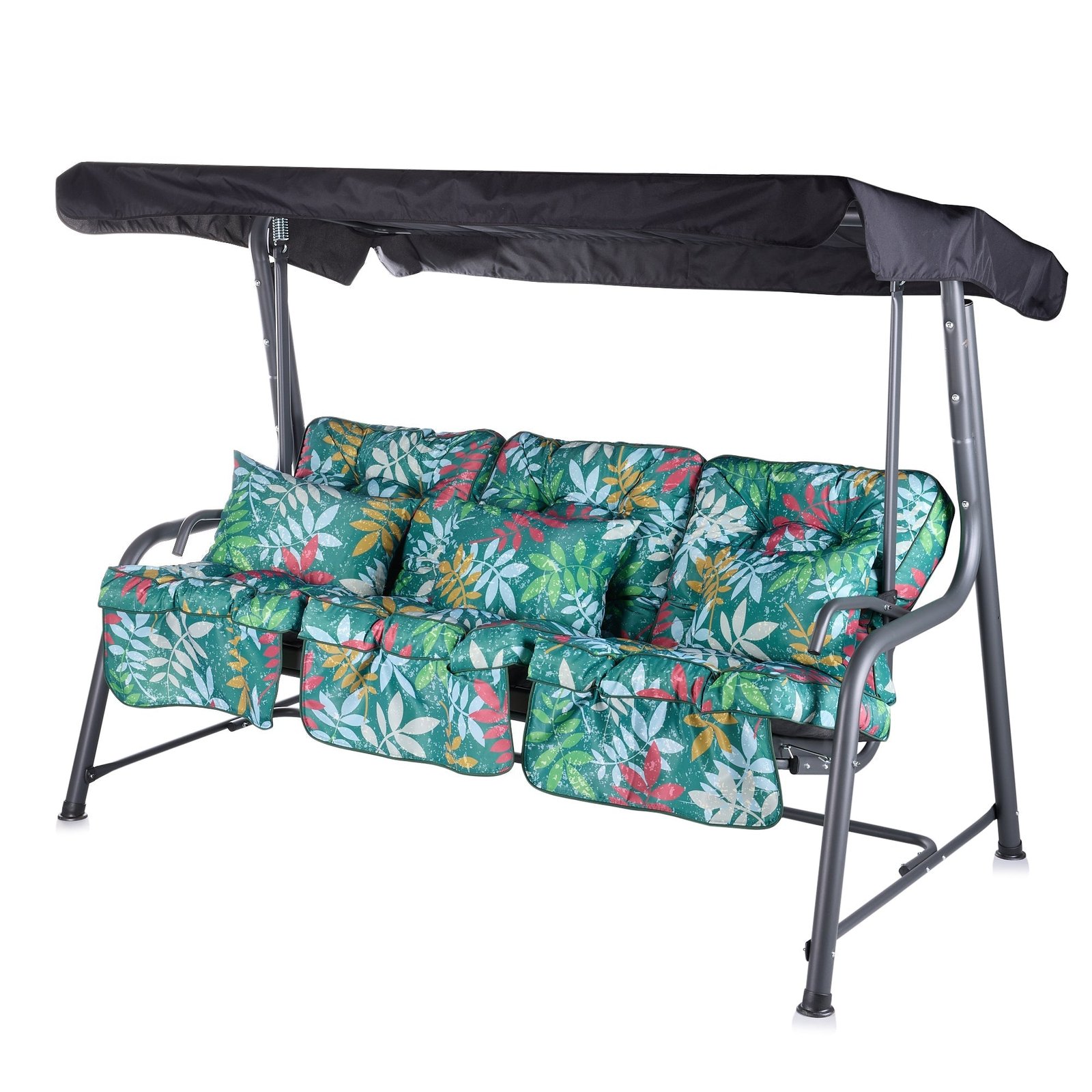 Cushion_Range_202501224_-_Square Alfresia Turin 3 Seater Reclining Garden Swing Seat | Classic Cushions - Image 1