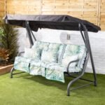 Alfresia Roma 3 Seater Garden Swing Seat | Classic Cushions - Image 3
