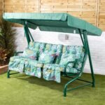 Alfresia Roma 3 Seater Garden Swing Seat | Classic Cushions - Image 11