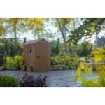 Keter 4×6 Darwin Heavy Duty Plastic Garden Shed – Brown - Image 2