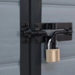 Klikstrom Senner 6×4 ft Pent Grey Shed with floor & 1 window - Image 4