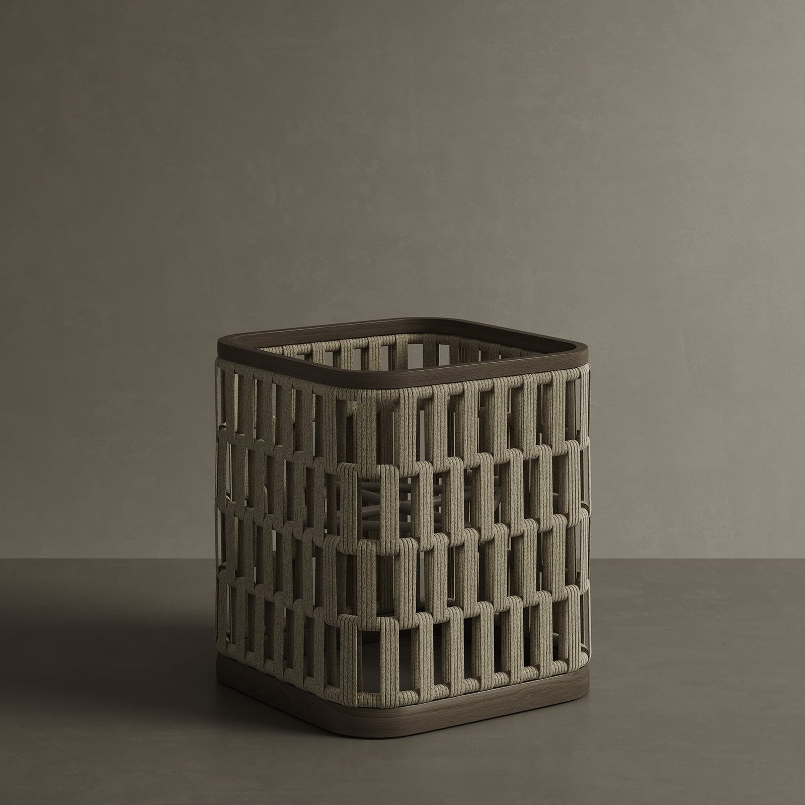 N2_DARK_PLANTER_LARGE_N2210 N2 Planter Dark Teak - Image 1