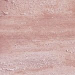 Porto Travertine Side Table, Red - Image 3