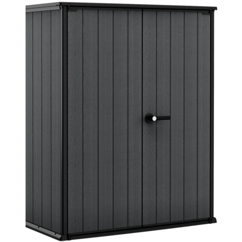 garden-sheds-and-cabinets-cortina-alto-1-2 Keter 4×2 Cortina Alto Heavy Duty Vertical Plastic Garden Shed with Shelves - Image 1