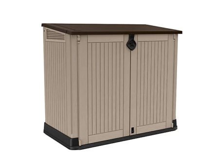 Keter Store It Out Midi Beige & brown 880L Garden storage box